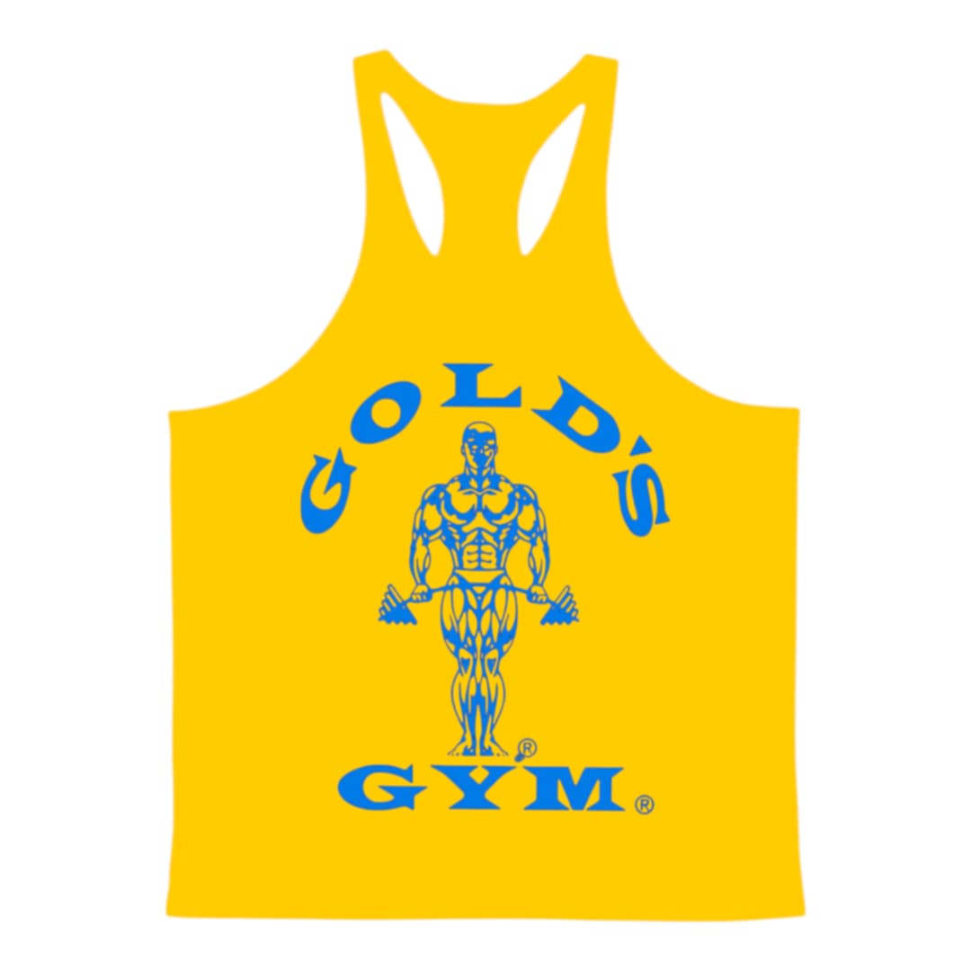 Τιραντάκι με λογότυπο - κίτρινο/μπλε