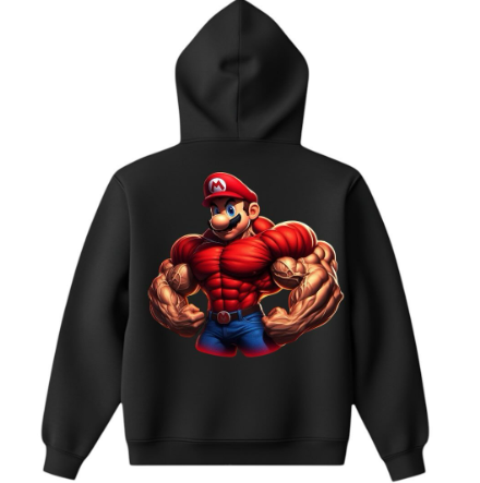 Φούτερ με ήρωα - Σούπερ Μάριο
