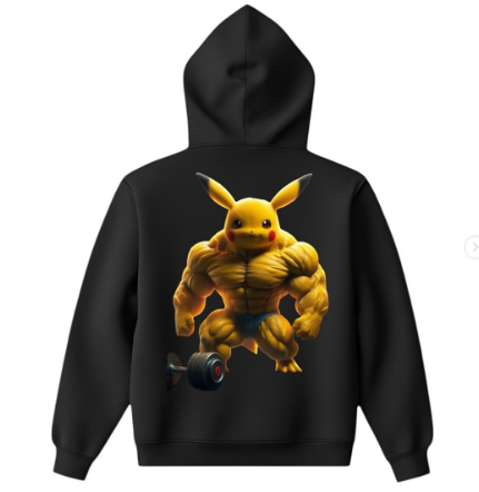 Φούτερ με ήρωα - Πίκατσου