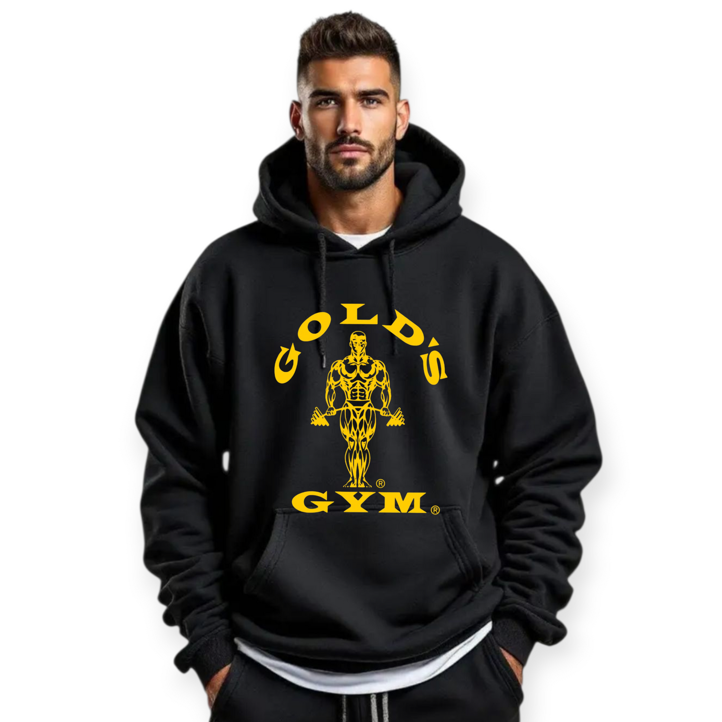 Φούτερ με λογότυπο  - κίτρινο